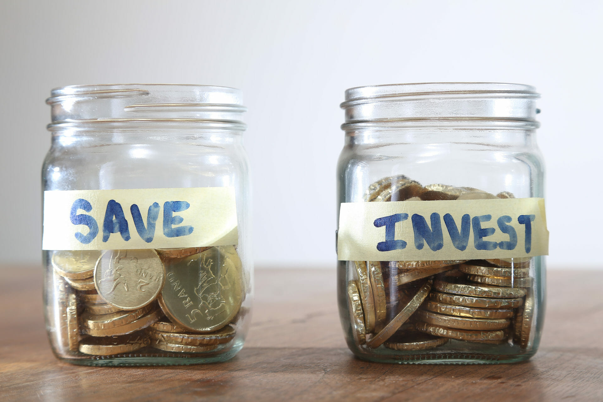 Saving and Investing Jars