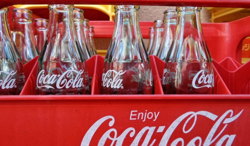 Crate of Coca Cola Bottles